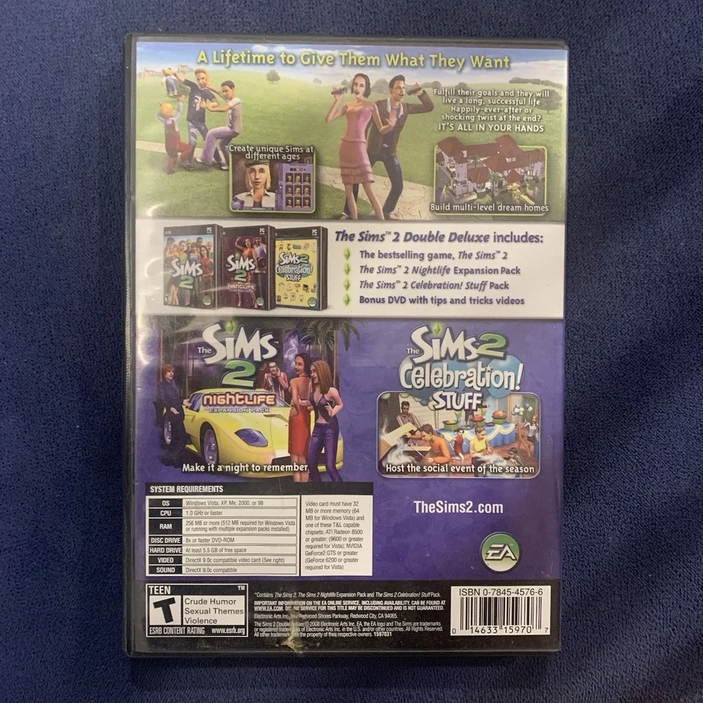 Sims 2: Double Deluxe‎ (PC: Windows, 2008)